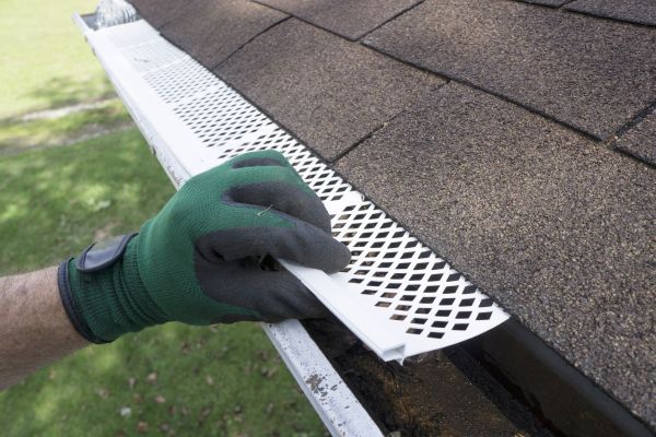 Gutter Cap Installation in Hayesville